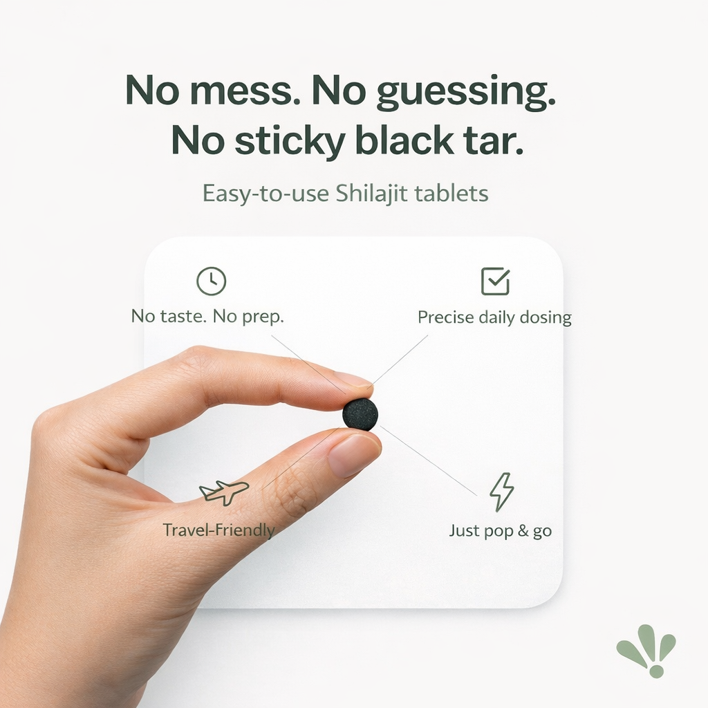 Shilajit Resin Tablets