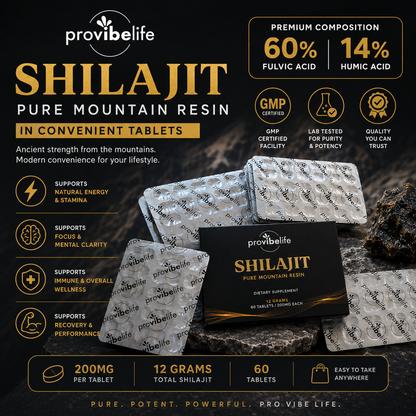 Shilajit Resin Tablets