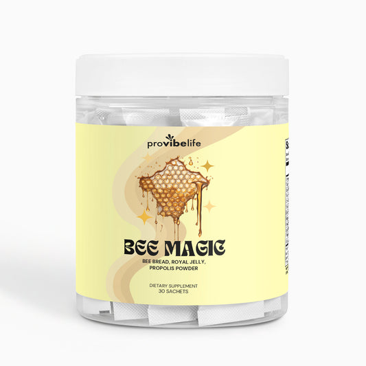 Bee Magic Bee Bread, Royal Jelly, Propolis Powder, For Healthier Skin