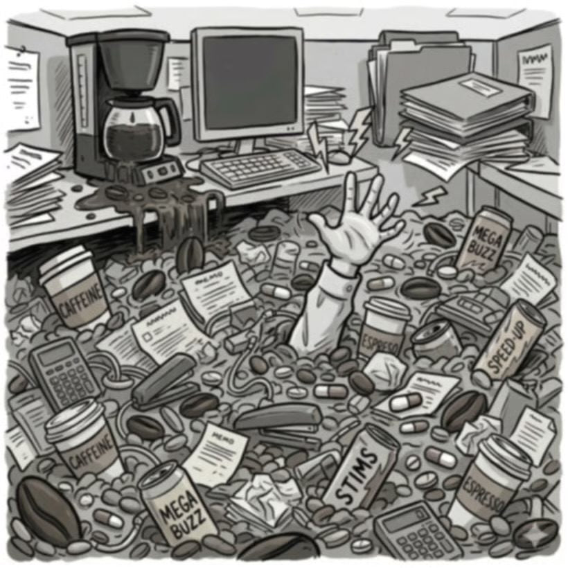 Drowning in caffeine